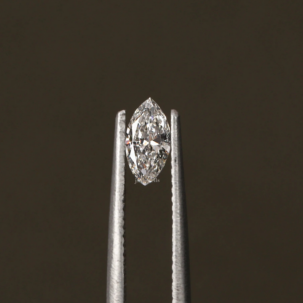 0.4 CT Marquise Cut Lab Grown Loose Diamond EF Color VVS Clarity