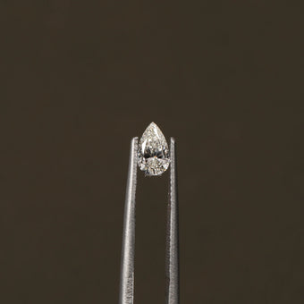 Loose Lab Created Diamond 0.6 Carat VVS1 Clarity Pear Shape White Color