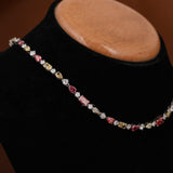 Multi Shape Lab Grown Diamond Tennis Layering Necklace