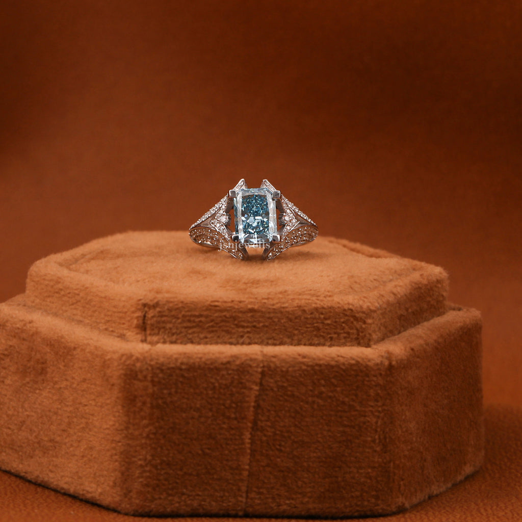 Luxury Lab-Grown Blue Diamond Jewelry