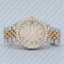 Moissanite Full Studded Hip Hop Watch with Stainless Steel Band