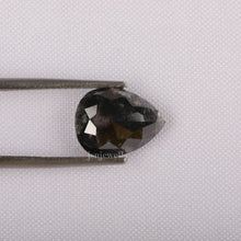 Salt and Pepper 5 Ct Pear Cut Eco Friendly Loose Diamond