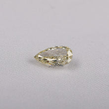 3 Carat Light Yellow Pear Cut Lab Grown Loose Diamond