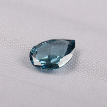 1 Carat Portrait Pear Cut Blue CVD Lab Grown Loose Diamond