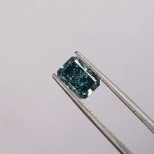 Blue Radiant Cut 2 Ct Lab-Grown Loose Diamond