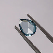 1 Carat Portrait Pear Cut Blue CVD Lab Grown Loose Diamond