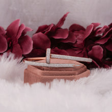 Lab Grown Diamond Buckle Style Bangle Bracelet For Women