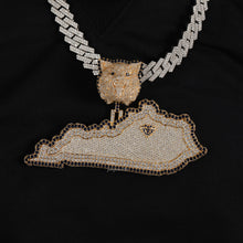 Moissanite Diamond Owl Hip Hop Pendant Fully Iced Out