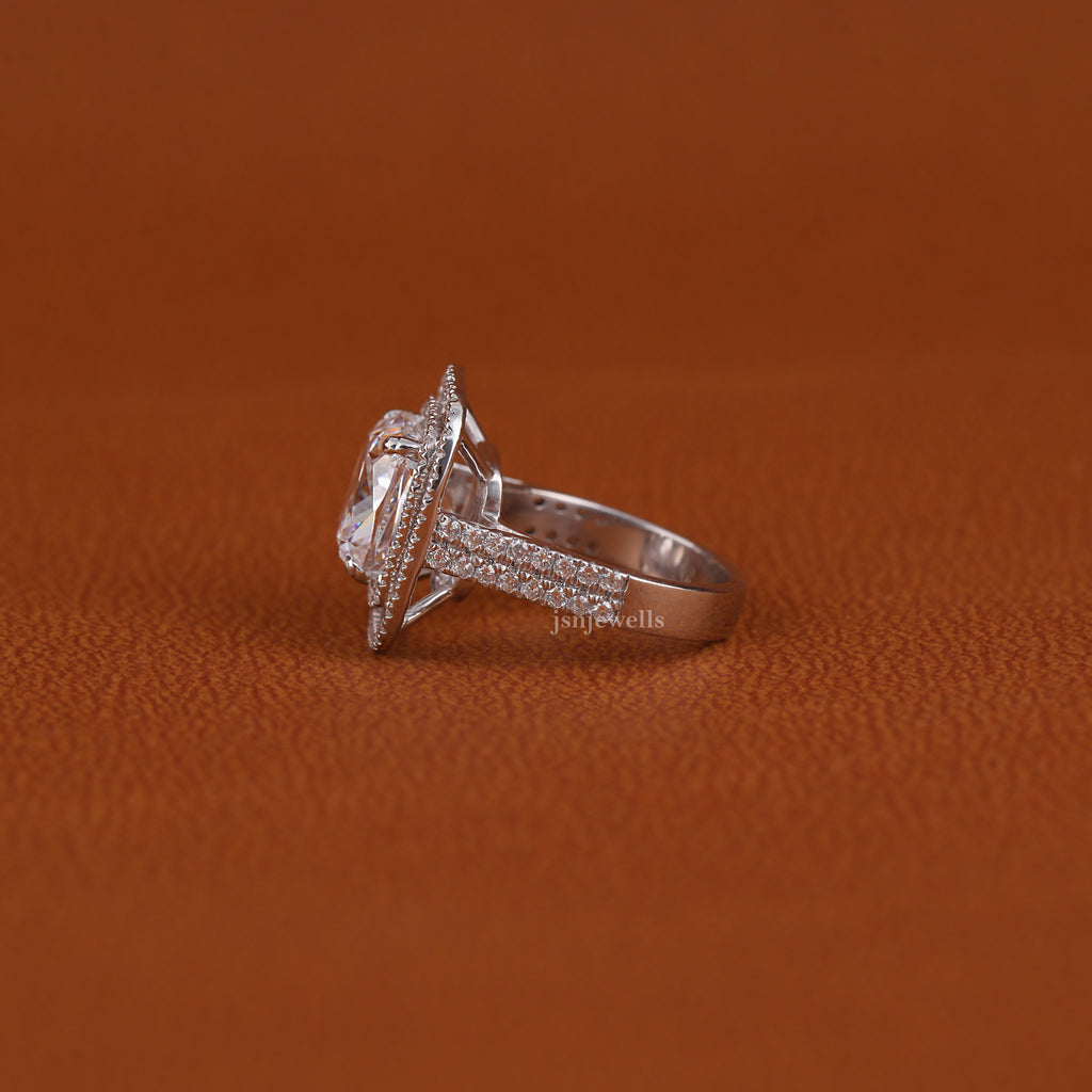 Lab-grown engagement diamond