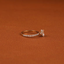 Heart Cut Lab Created Diamond Hidden Halo Ring For Gift