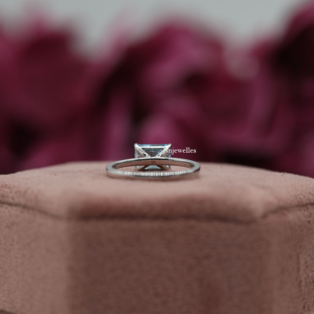 Radiant Cut Solitaire Lab Grown Diamond Engagement Ring