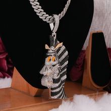 Customised Zebra Shaped Hip Hop Pendant