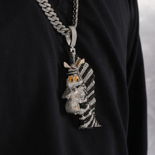 Customised Zebra Shaped Hip Hop Pendant