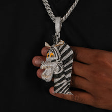 Customised Zebra Shaped Hip Hop Pendant