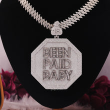 Personalised Been Paid Baby Hip Hop Pendant