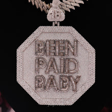 Personalised Been Paid Baby Hip Hop Pendant