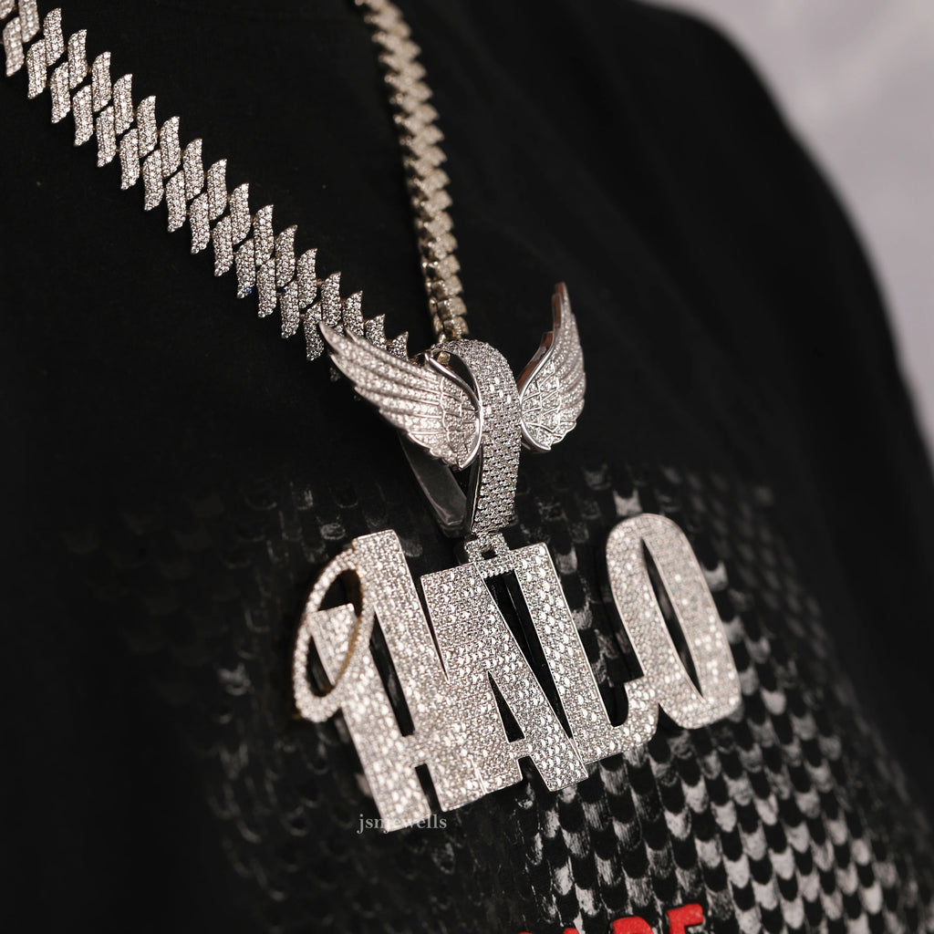 HALO Customised Rapper Moissanite Diamond Hip Hop pendant