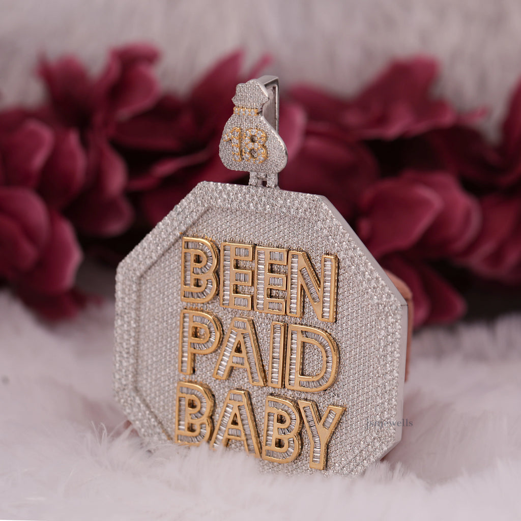 Personalised Been Paid Baby Hip Hop Pendant