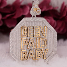 Personalised Been Paid Baby Hip Hop Pendant