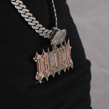 40 D Block customised hip hop raper moissanite diamond pendant