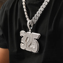 Customized lucky Number Moissanite Sports Team Number Ice Out Pendant