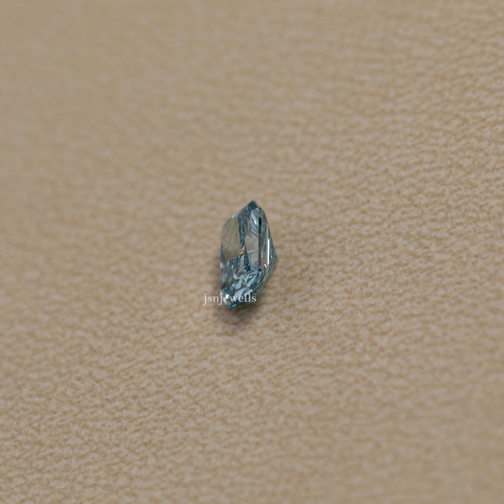 1.75 Carat Blue Radiant Cut Loose Diamond VS1 Clarity Use For Jewelry