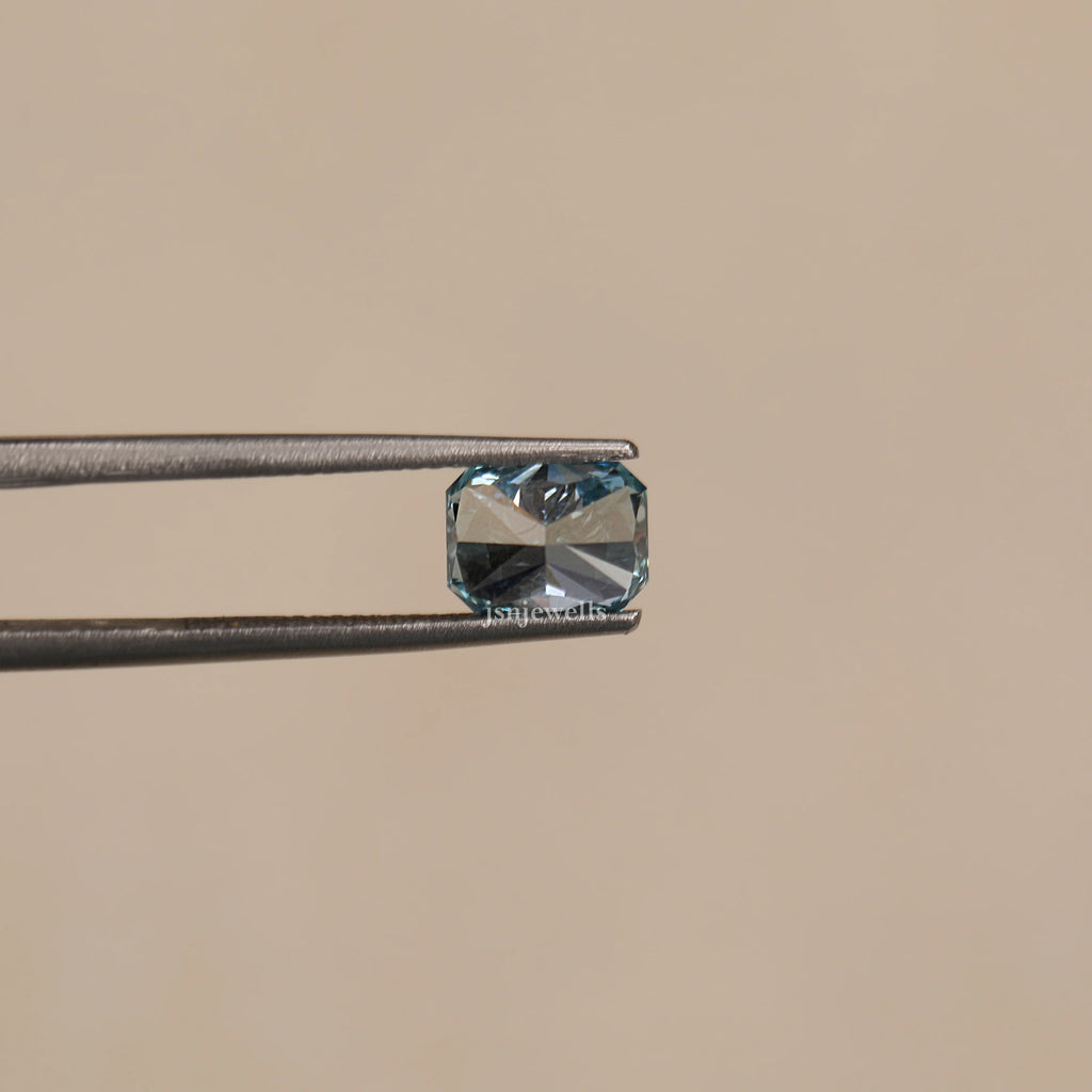 1.75 Carat Blue Radiant Cut Loose Diamond VS1 Clarity Use For Jewelry