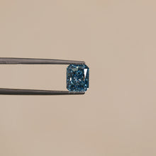 2 CT Radiant Cut Loose Lab Grown Diamond Blue Color VS1 Clarity