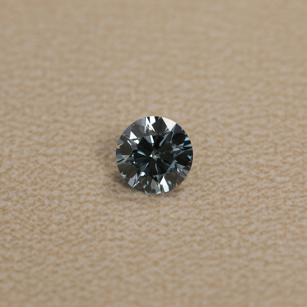 2 Carat Grey Loose Lab Grown Diamond VVS1 Clarity