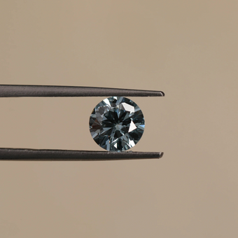 2 Carat Grey Loose Lab Grown Diamond VVS1 Clarity