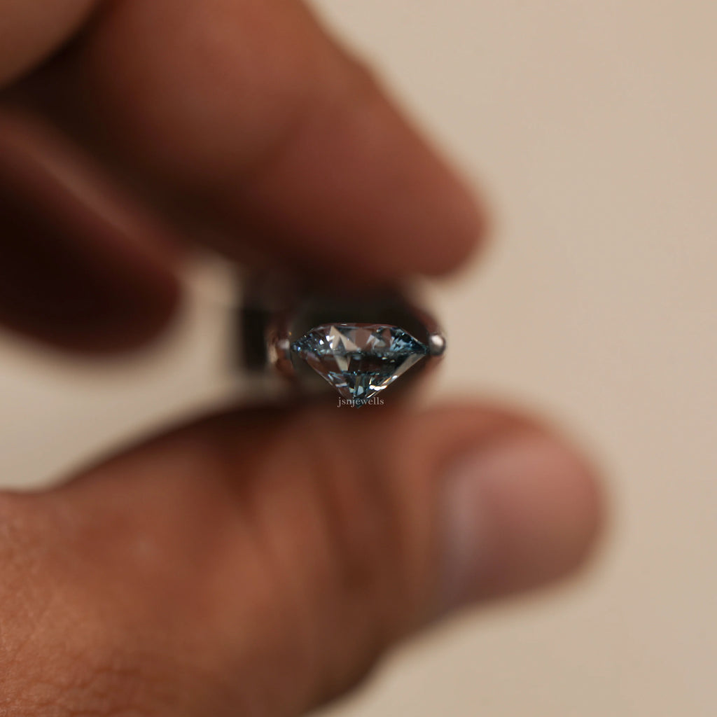 2 Carat Grey Loose Lab Grown Diamond VVS1 Clarity