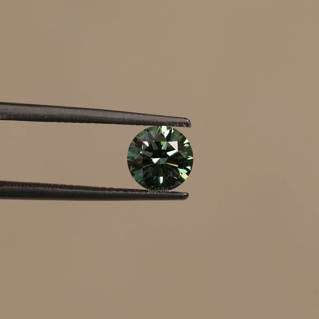 1.5 Carat Green Color Loose Lab Grown Diamond VVS Clarity