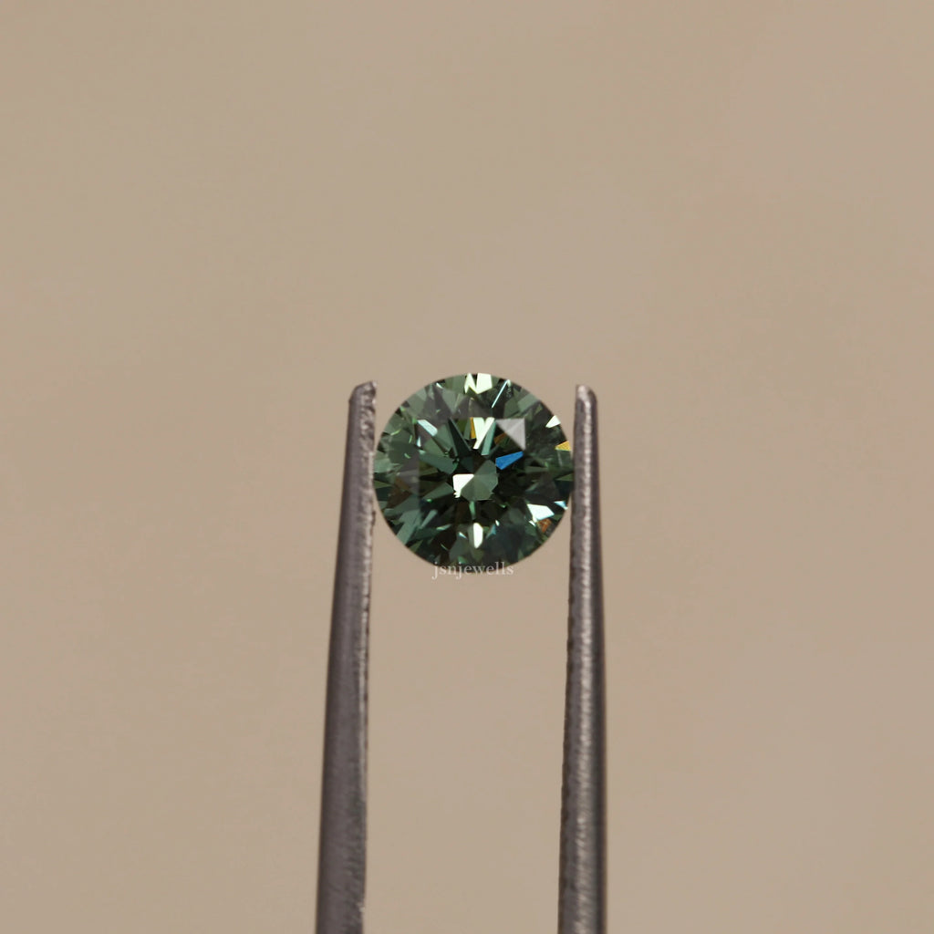 1.5 Carat Green Color Loose Lab Grown Diamond VVS Clarity