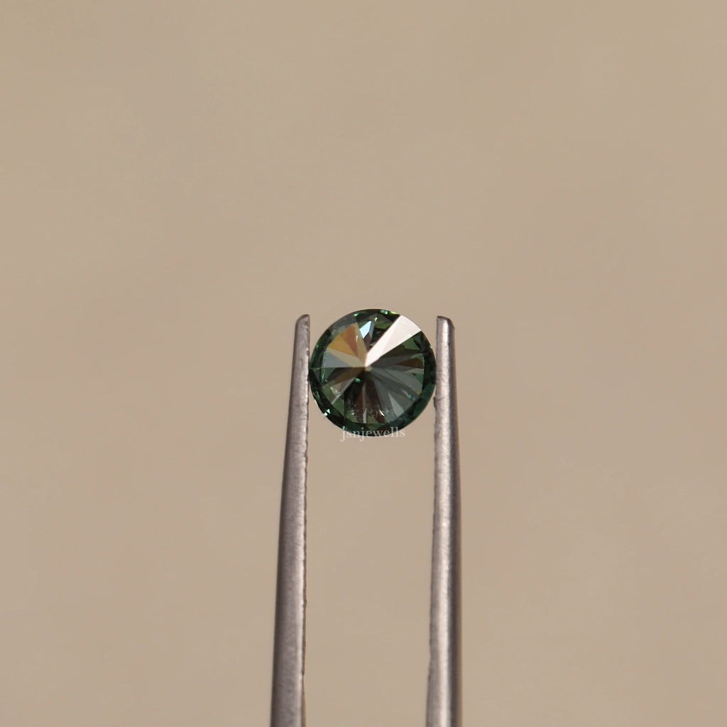 1.5 Carat Green Color Loose Lab Grown Diamond VVS Clarity