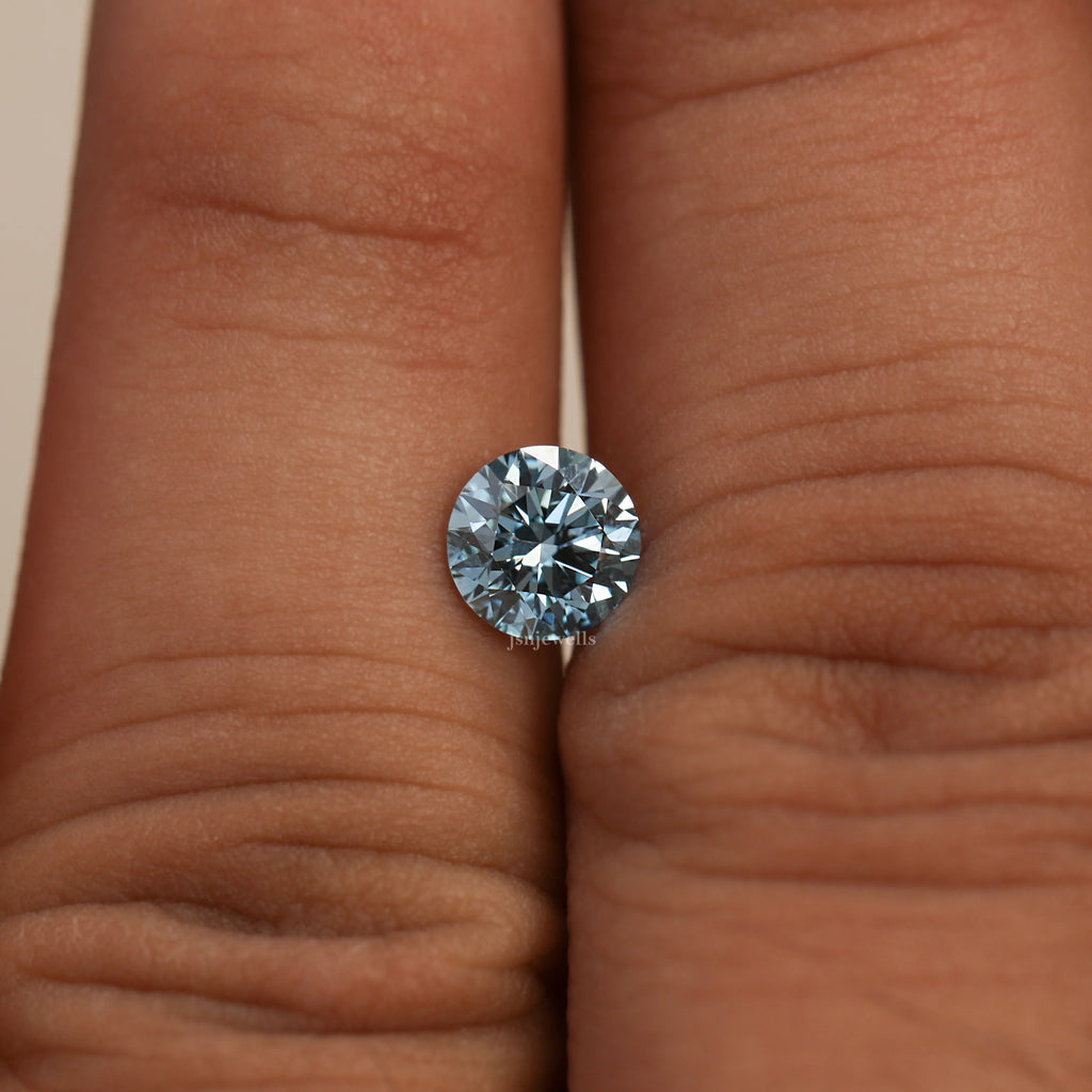 2 Carat Grey Loose Lab Grown Diamond VVS1 Clarity