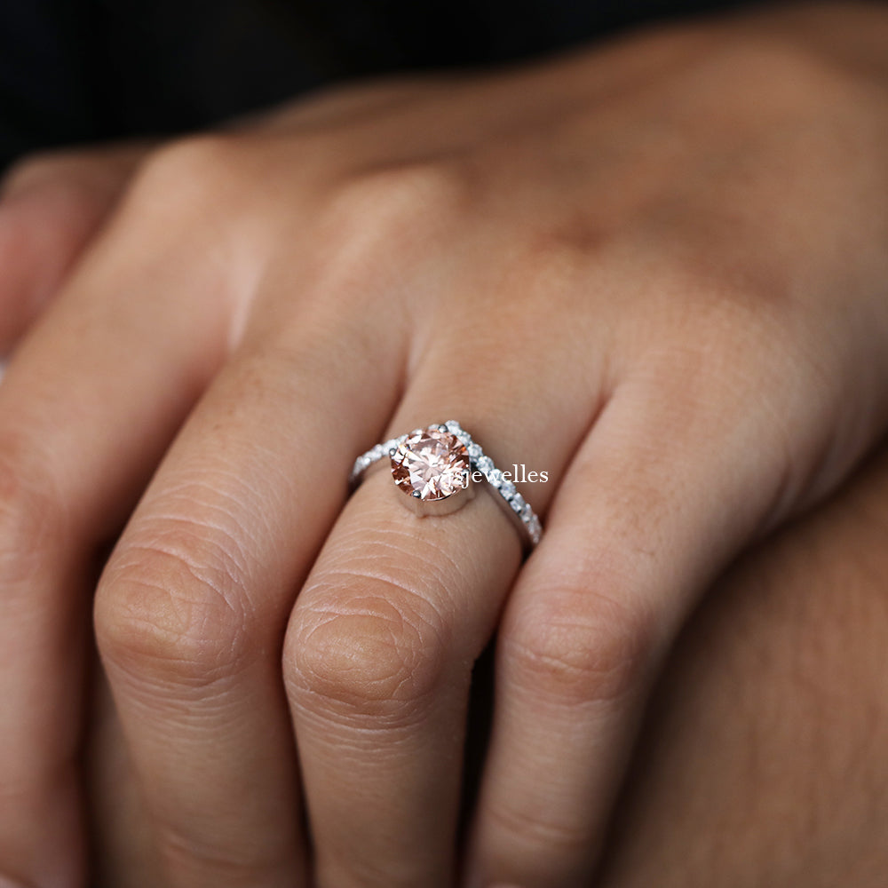 1.50 Carat Pink Diamond Ring