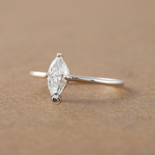 Marquise Cut CVD Diamond Solitaire Birthday Gift Ring