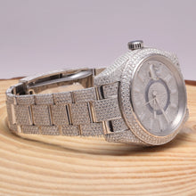 Fully Iced Out VVS Moissanite Monochrome Wrist Watch