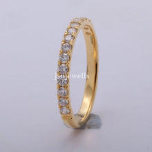 Round Conflict Free Lab Diamond Half Eternity Matching Band