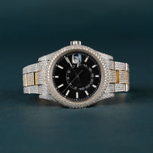 Moissanite round luxury wrist hip hop watch