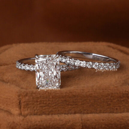 radiant cut engagement rings