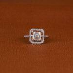 2 ct halo diamond engagement rings​