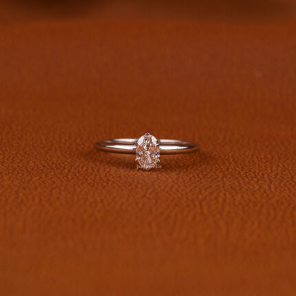 pink oval diamond ring