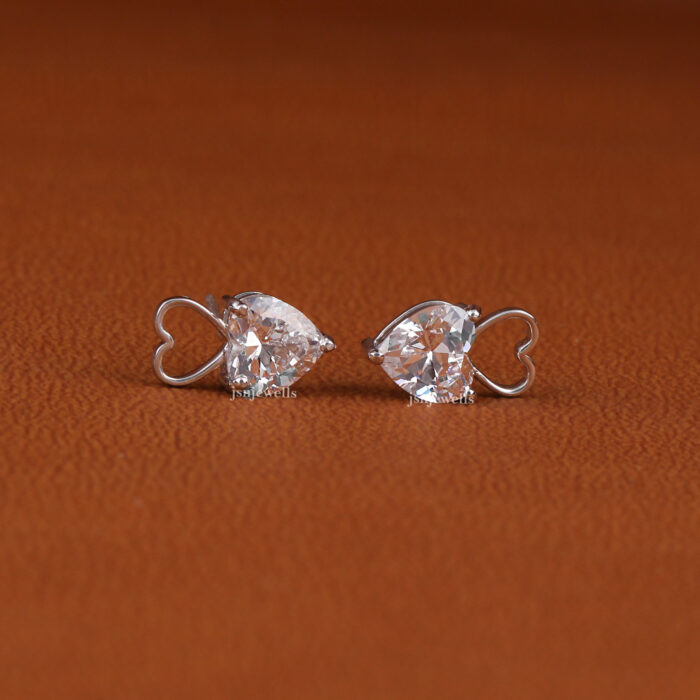 lab diamond earrings studs​