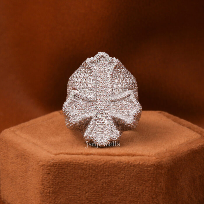 ring with cross for men