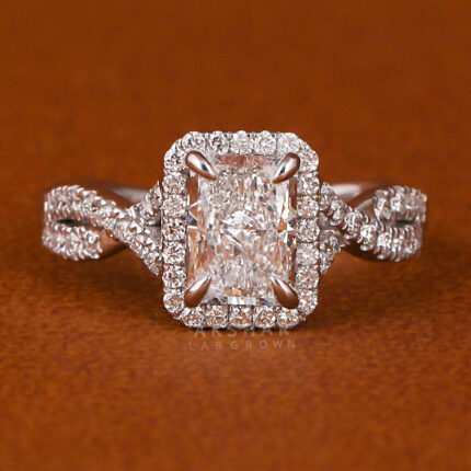 radiant cut diamond ring