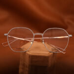 rimless glasses